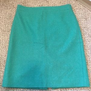 J. Crew Teal Pencil Skirt